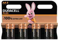 Bатерии за еднократна употреба Duracell Plus AA, алкални
