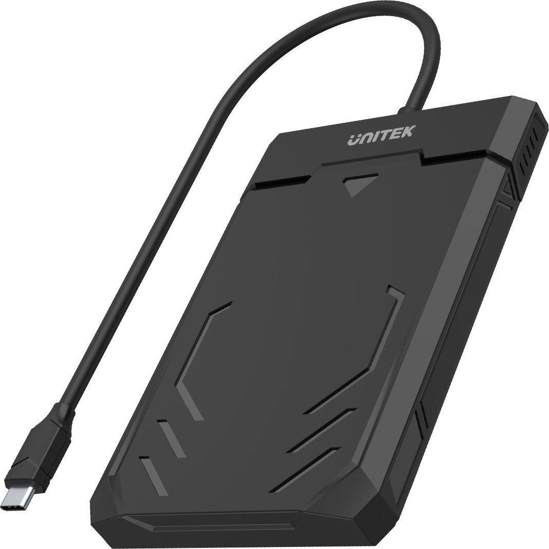 Kuti eksterne për disk 2.5" Unitek DiskGuard Raiden, USB-C 5Gbps, SATA UASP, e zezë