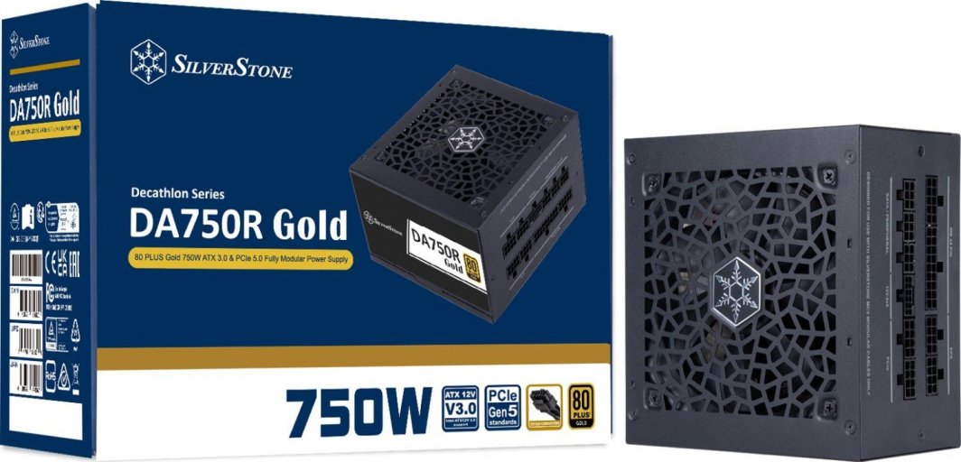 Burim energjie SilverStone DA750R Gold SST-DA750R-GMA ATX 3.0, 750W