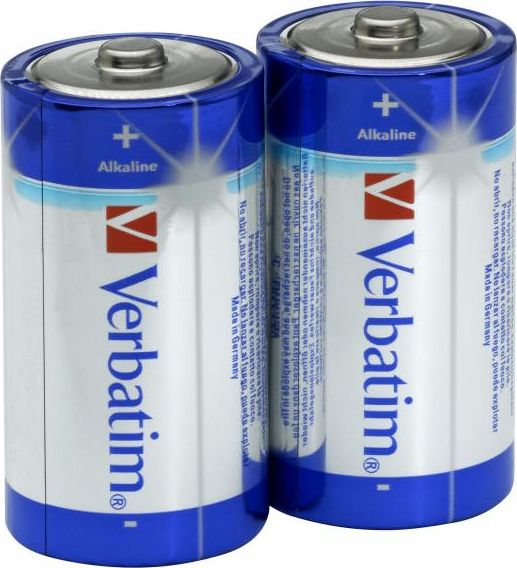 Bateri C/ R14 Verbatim, 1.5V, 2 copë