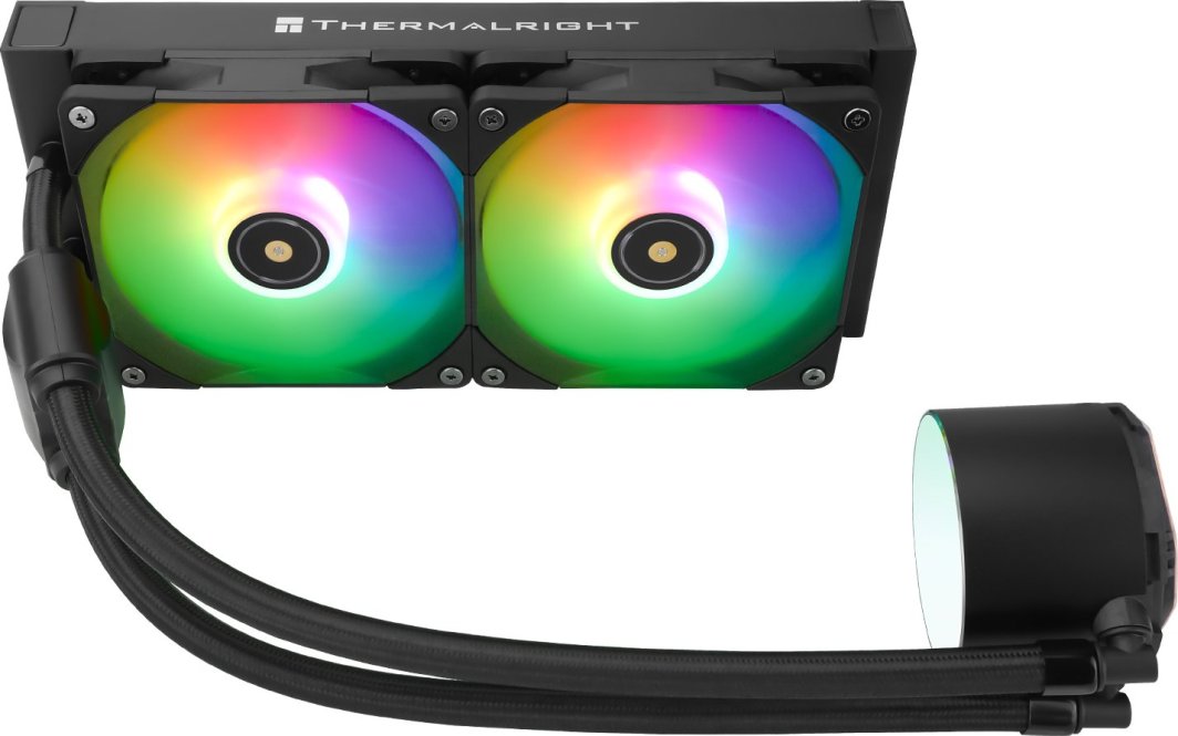 Ftohës me ujë Thermalright Frozen Notte, 240mm, ARGB V2, i zi