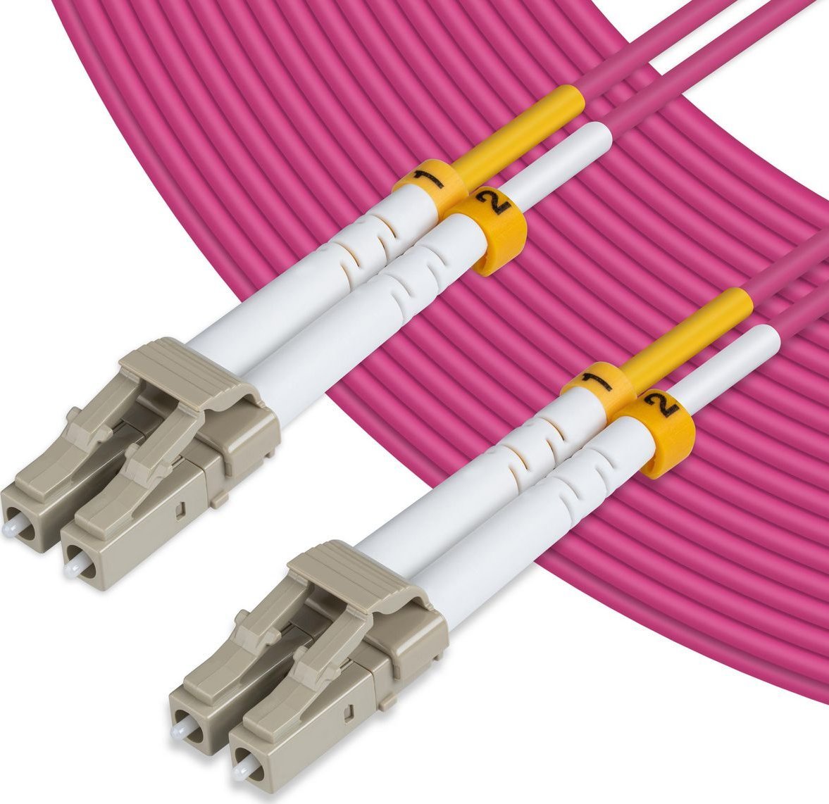 Kabllo optik MicroConnect OM4 LC LC, 4m, vjollcë