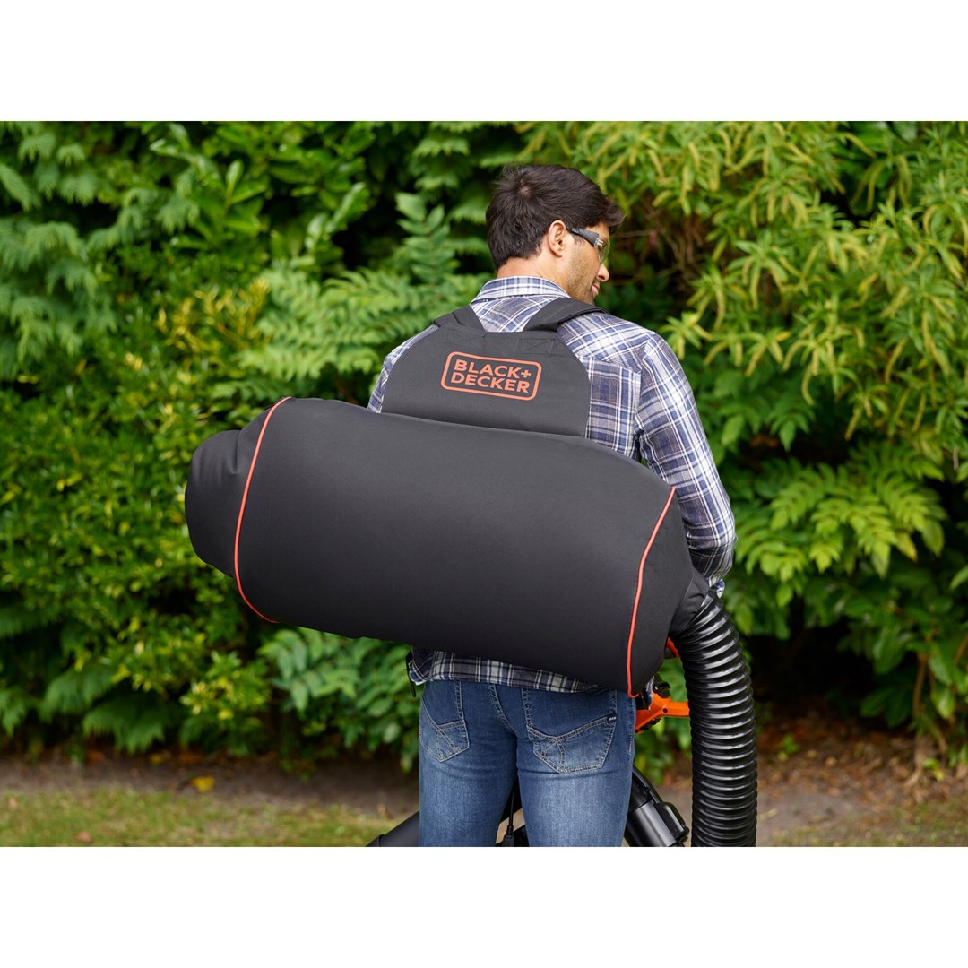 Fshesë kopshti Black&Decker BEBLV300, 3000W, thithëse dhe fryrëse, portokalli