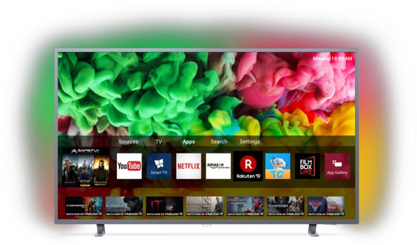 Televizor Philips 55PUS6703 - 55" (139cm), 4K UHD, i argjendtë
