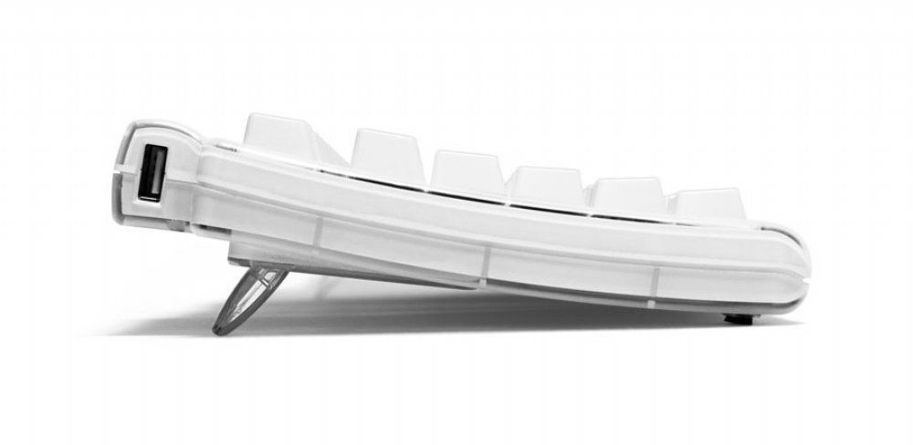 Tastierë Matias Tactile, me kabllo, UK, e bardhë