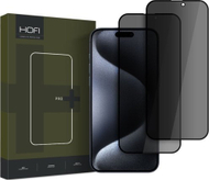 Xham mbrojtës Hofi Anti Spy Glass Pro+, 2 pack, për iPhone 16 Pro Max, transparent