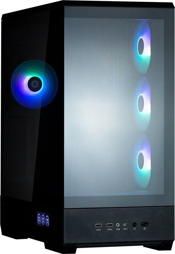 Kutia kompjuterike Zalman P50 DS, MIDI Tower, RGB, e zezë