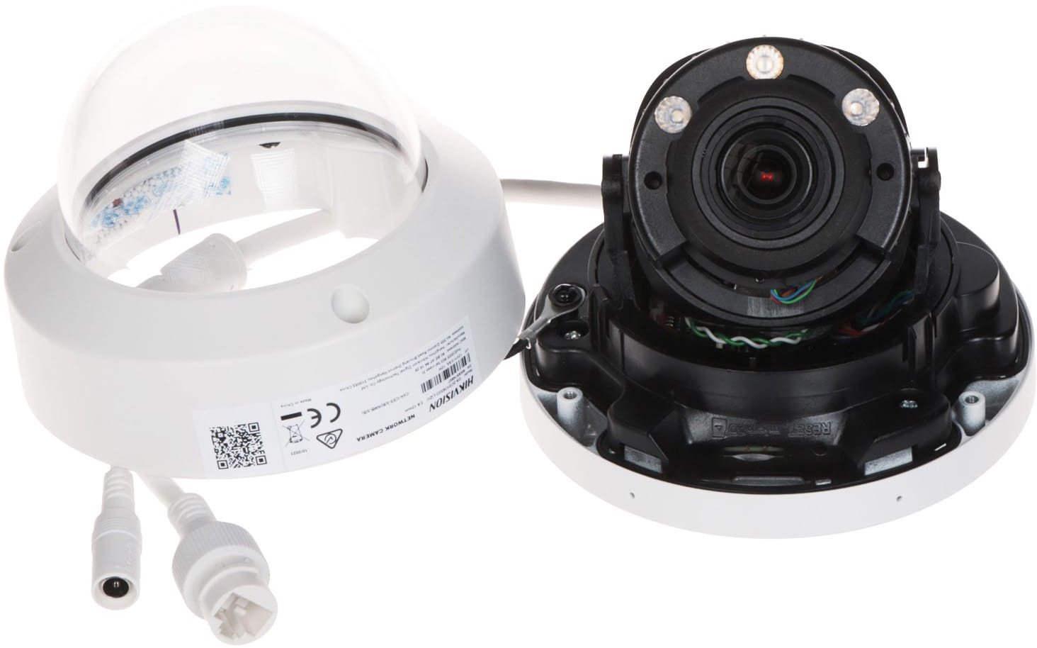 Kamerë IP Hikvision DS-2CD1743G2-LIZU, 3.7Mpx, lentë 2.8–12mm, e bardhë