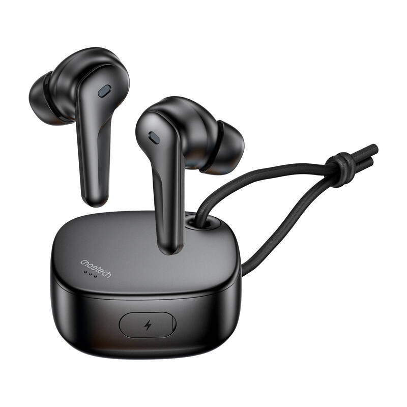 Kufje wireless Choetech Choebuds Plus BH-T17, Bluetooth 5.4, TWS ANC, të zeza