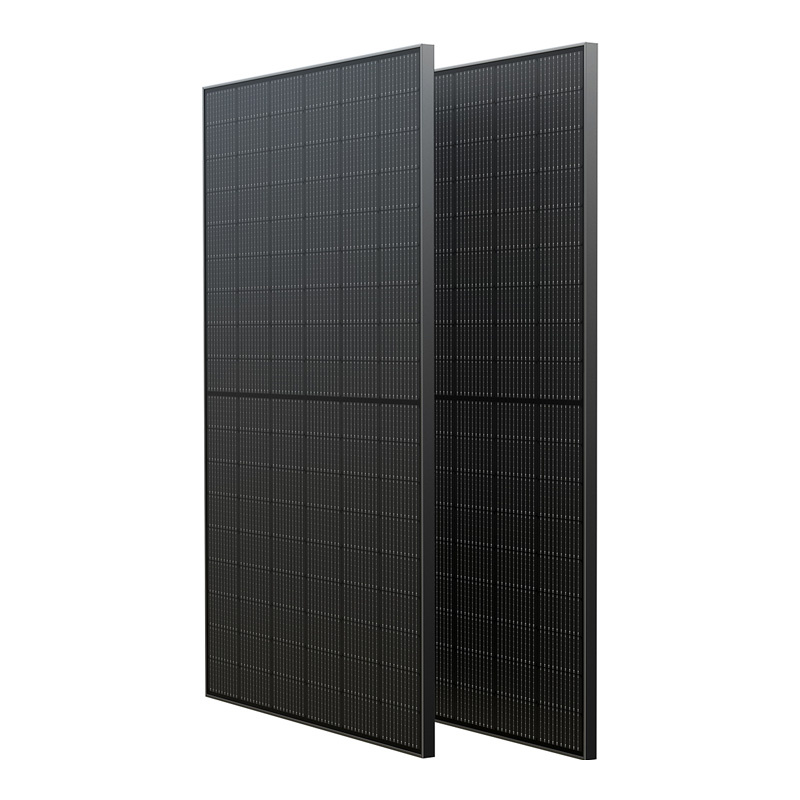 Panel diellor EcoFlow 400W Rigid X2, set 2 copa, fiks, i zi