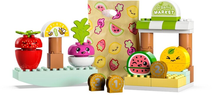 Set LEGO® DUPLO® 10983 Organic Farmers Market, 40 pjesë