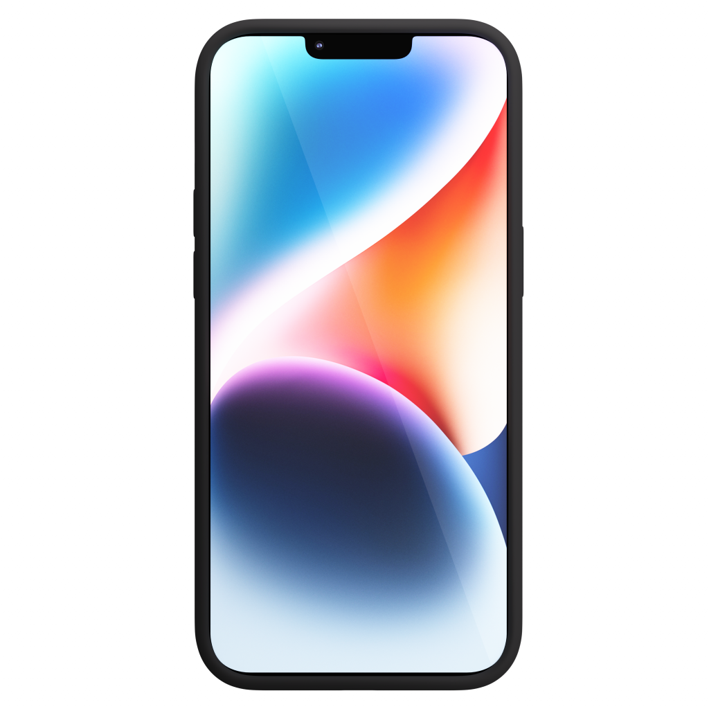 Mbrojtëse silikoni Next One me MagSafe për iPhone 14, e zezë