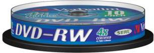 Set i CD Verbatim DVD-RW 43552, 4.7GB, 10x