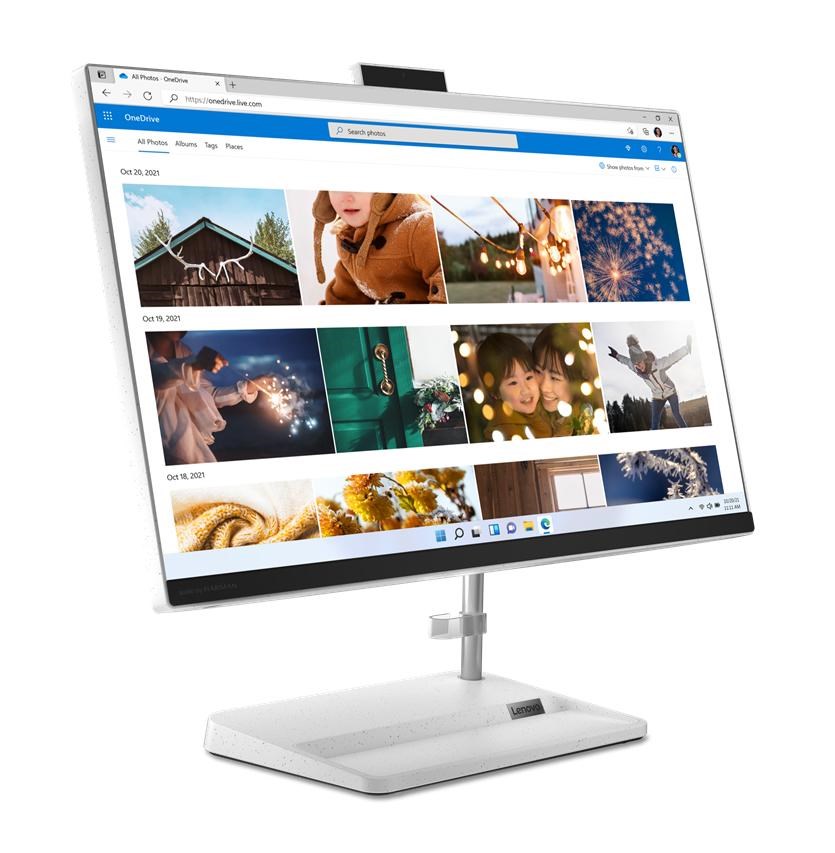 Kомпјутер All-in-One Lenovo IdeaCentre AIO 3 24IAP7, 23.8\", Intel Core i3-1215U, 8GB RAM, 512GB SSD, бел