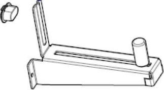 Set grepash Zebra për mbajtëse media 1", për printer ZT410