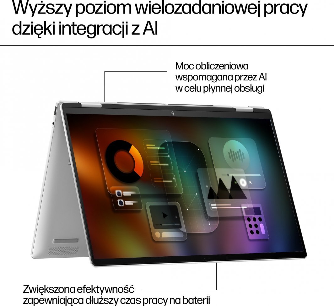 Лаптоп HP ENVY x360 16-ac0003nw, 16", Intel Core Ultra 7 155U, 16GB RAM, 1TB SSD