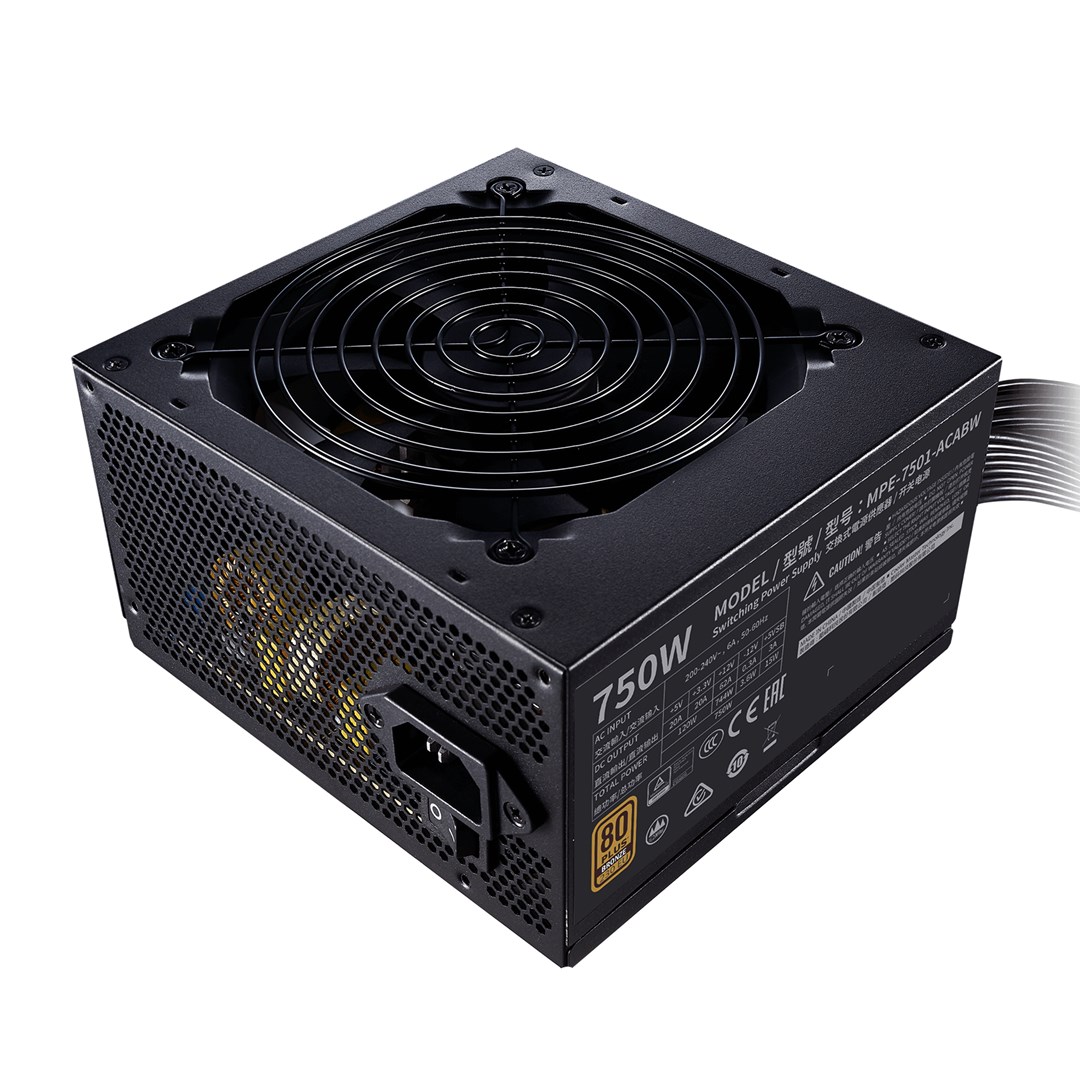 Burim energjie Cooler Master MWE 750 Bronze 230V V2, 24-pin ATX, 750 W