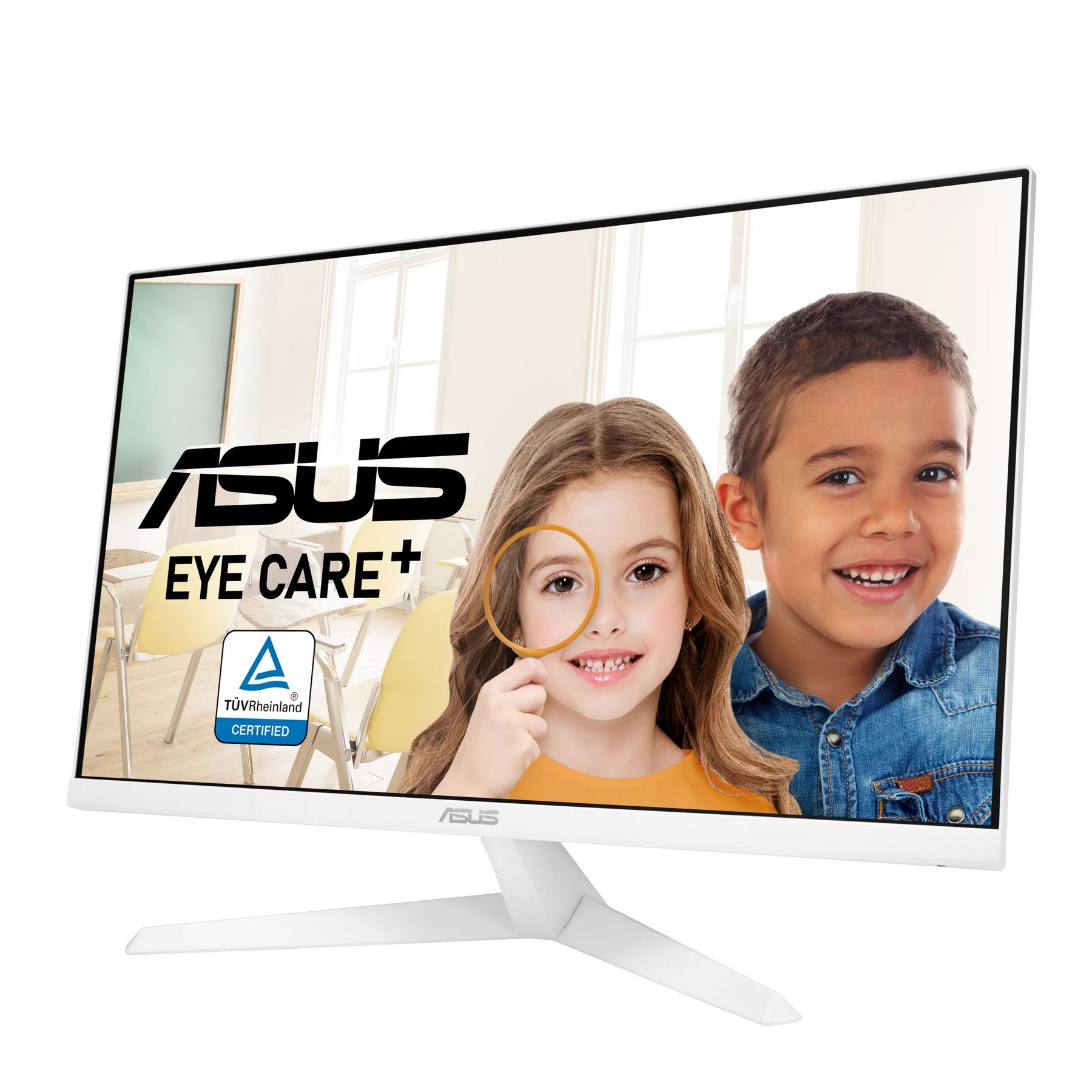 Monitor ASUS VY279HE-W, 27", IPS, FHD, 75Hz, 1ms, i bardhë