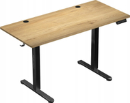 Tavolinë zyre Mark Adler Leader 7.0, rregullim elektrik lartësie, kapacitet 80 kg, ngjyrë druri