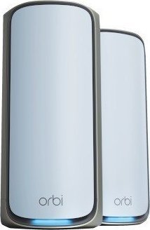 Sistem mesh WiFi NETGEAR Orbi 970, WiFi 7, Quad band, set 2 pjesë, gri