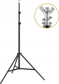 Статив за осветлување Freepower Lighting Stand 225cm, алуминиум, максимална висина 225 cm, црн
