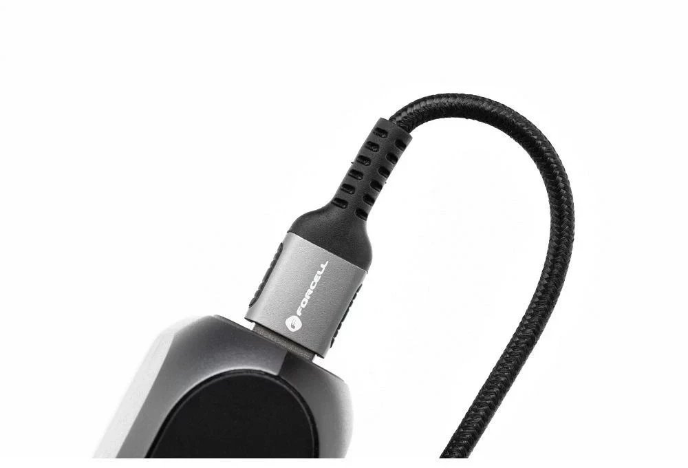 Kabllo karikimi Forcell F-energy C256, USB A në USB C, 3 m, 66W 3A, e zezë