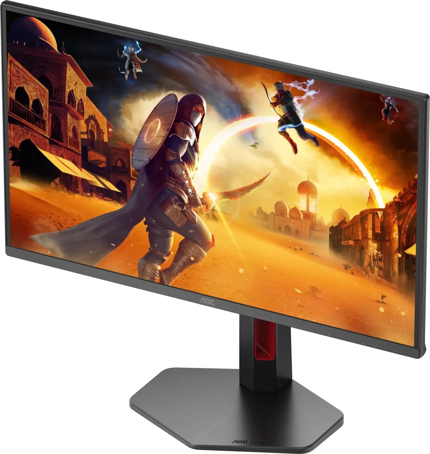 Monitor gaming AOC Q25G4SR, 24.5", QHD 2560 x 1440, 300Hz, i zi e kuqe