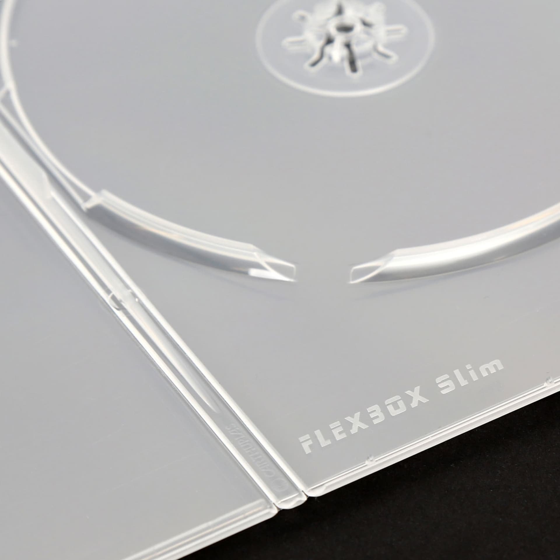 Kuti DVD Omega, plastike 7mm, transparente
