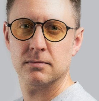 Syze kompjuteri GUNNAR Loop, filtrim dritë blu, lente të qarta, Onyx Mercury