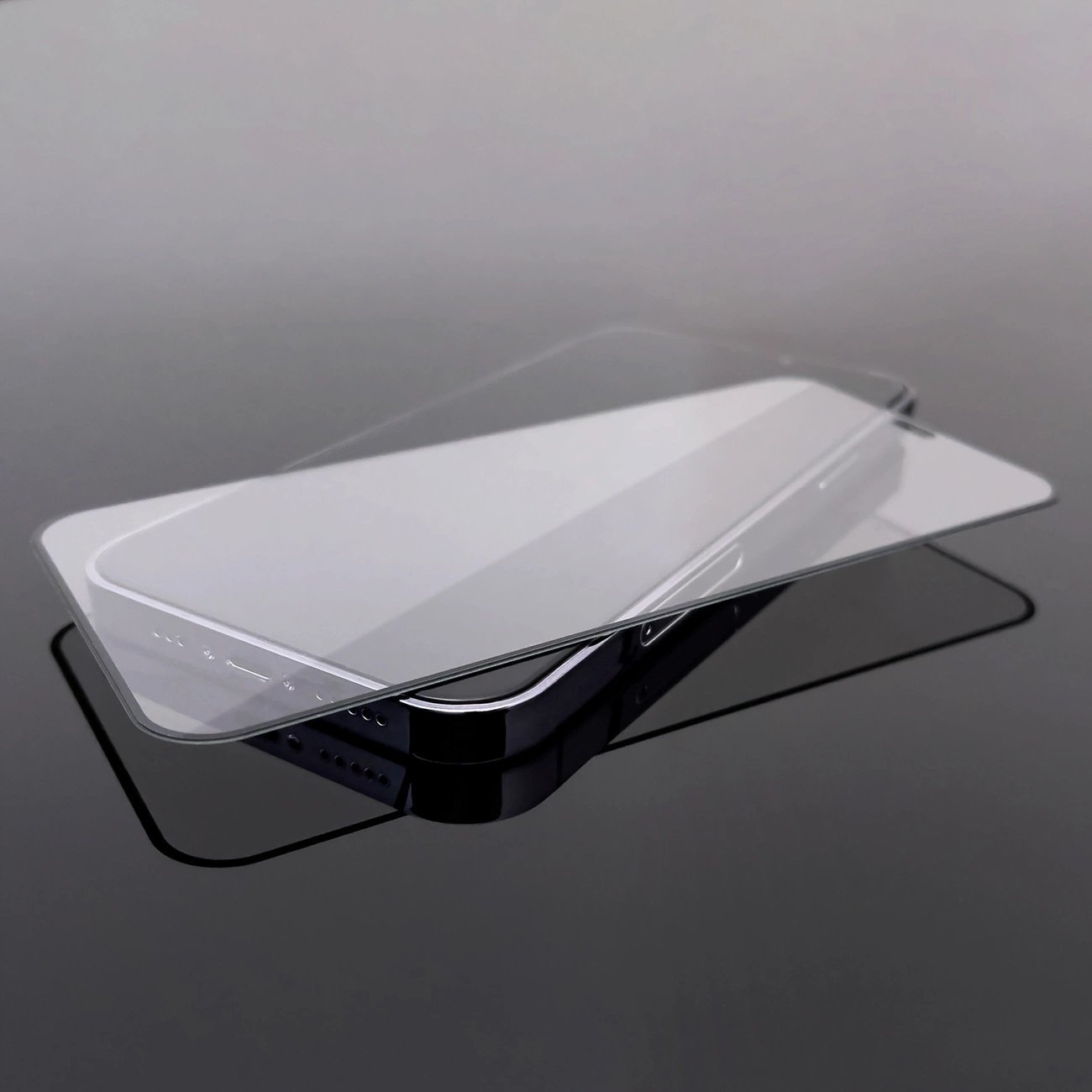 Xham mbrojtës Wozinsky Full Glue për Samsung Galaxy A55, transparencë e lartë, kornizë e zezë
