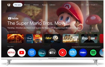 Televizor Thomson 32HG2S15W, 32", HD, Google TV, i bardhë