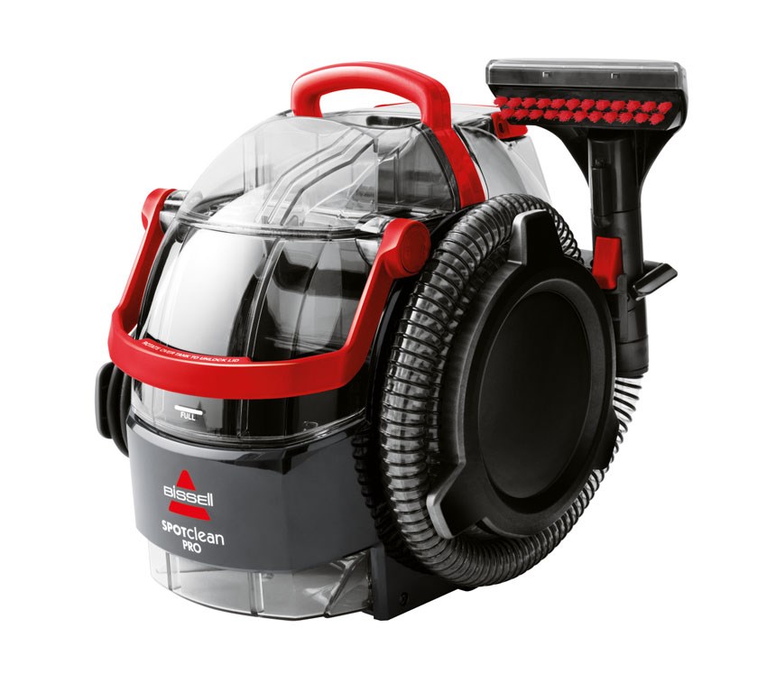 Fshesë me vakum Bissell Spot Clean Pro 1558N, 750W, pa qese, e kuqe e zezë