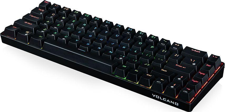 Tastierë Modecom Volcano Lanparty RGB BT, US, e zezë