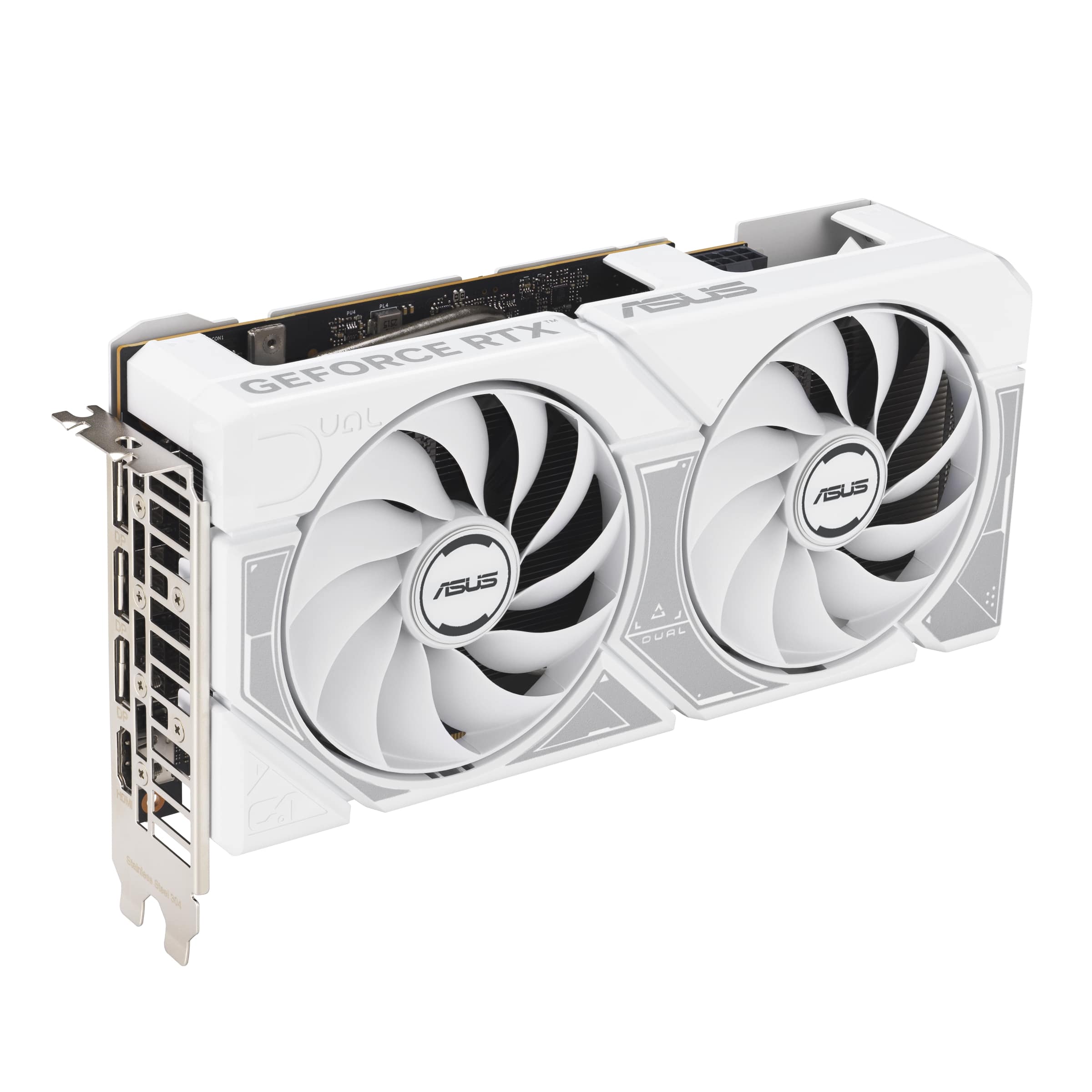 Kartë grafike ASUS Dual GeForce RTX 5060, 8GB GDDR7, e bardhë