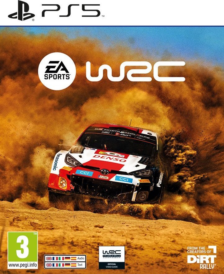 Lojë PS5 EA Sports WRC, sport garash, për PlayStation 5