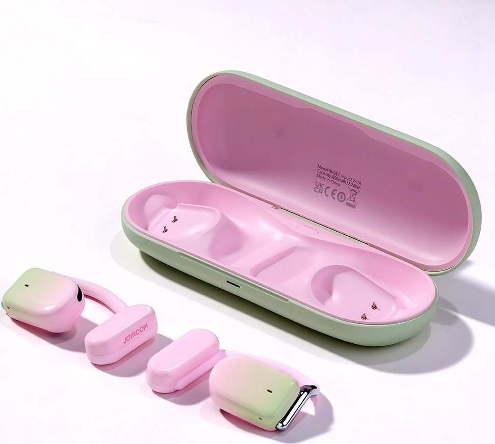 Kufje wireless Joyroom Openfree JR-OE2, TWS, open ear, rozë