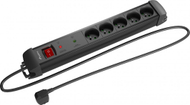 Shirit elektrik Lanberg SP1-05E-0500-BK, 5 presa, kabllo 5 m, i zi