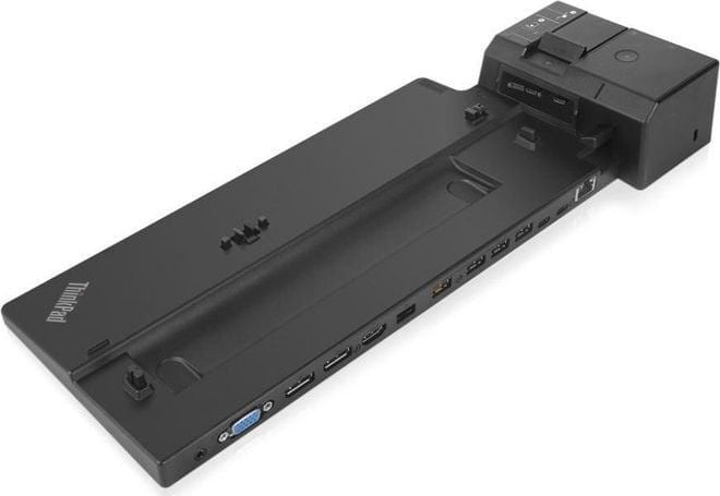 Docking station Lenovo ThinkPad Ultra Dock, për laptop, i zi