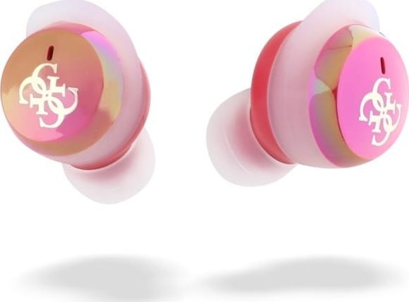 Kufje Bluetooth Guess Iridescent 4G, Bluetooth 5.3, 24 orë bateri, rozë