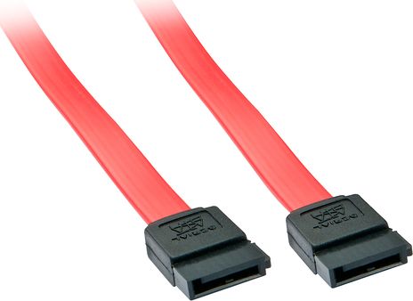 Kabllo SATA Lindy 33323, SATA në SATA, 0.2m, blu kuqe