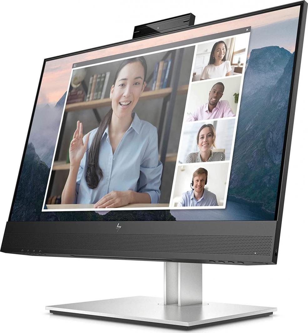Monitor HP E24mv G4 (169L0AA), 23.8", Full HD, i zi/i argjendtë