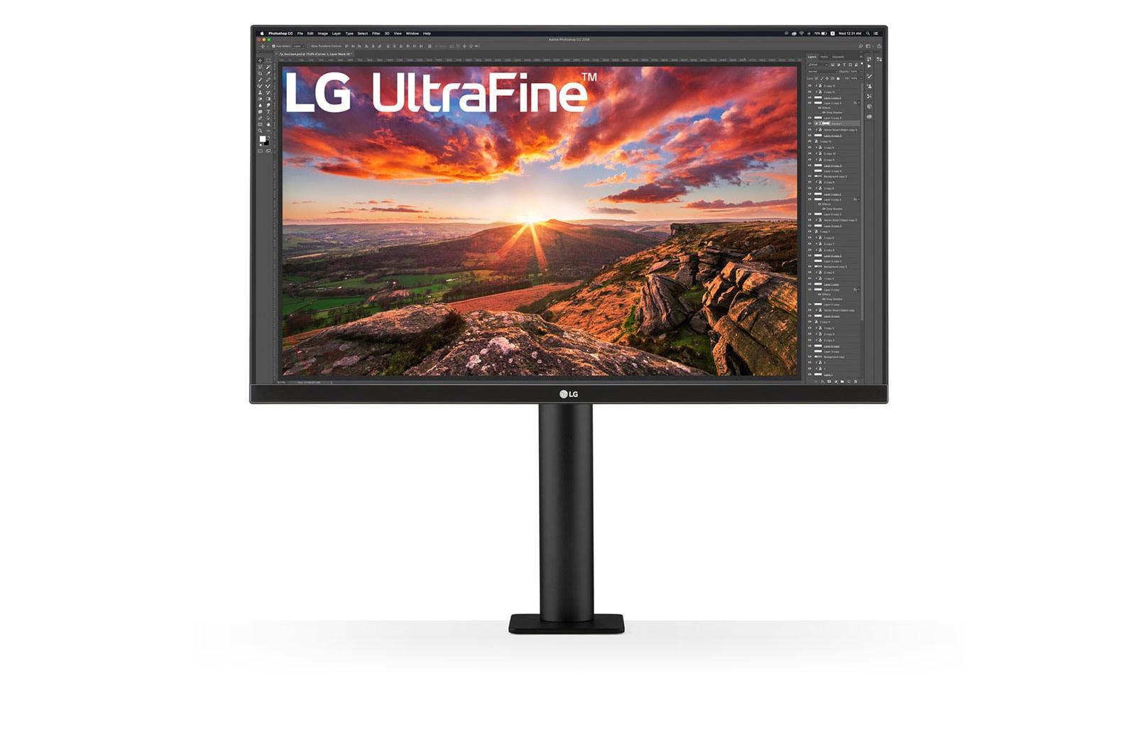 Monitor LG UltraFine Ergo 27UN880P B, 27", 4K UHD, i zi