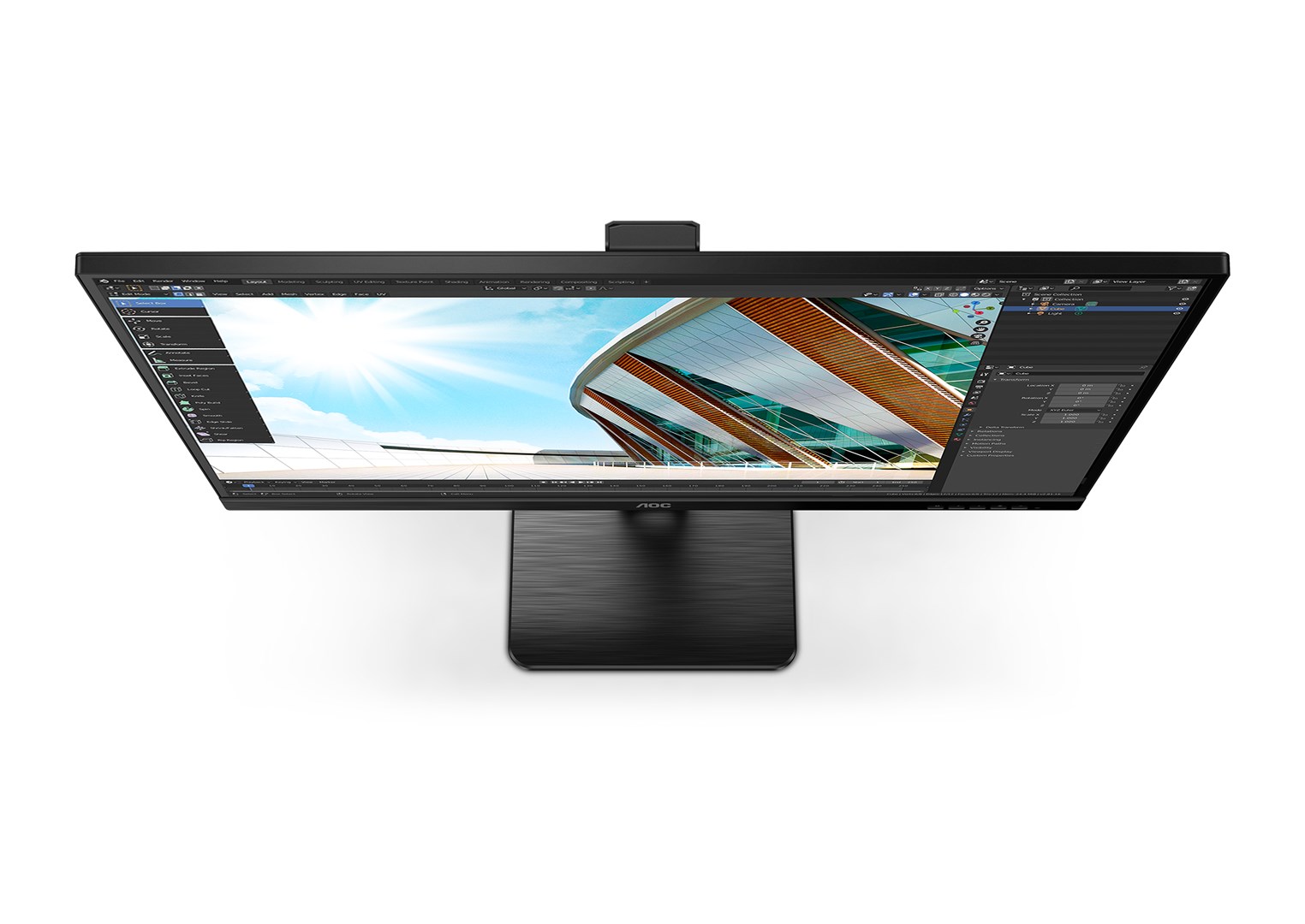 Monitor AOC 27P2Q, 27", 1920 x 1080, Full HD, 75 Hz, i zi