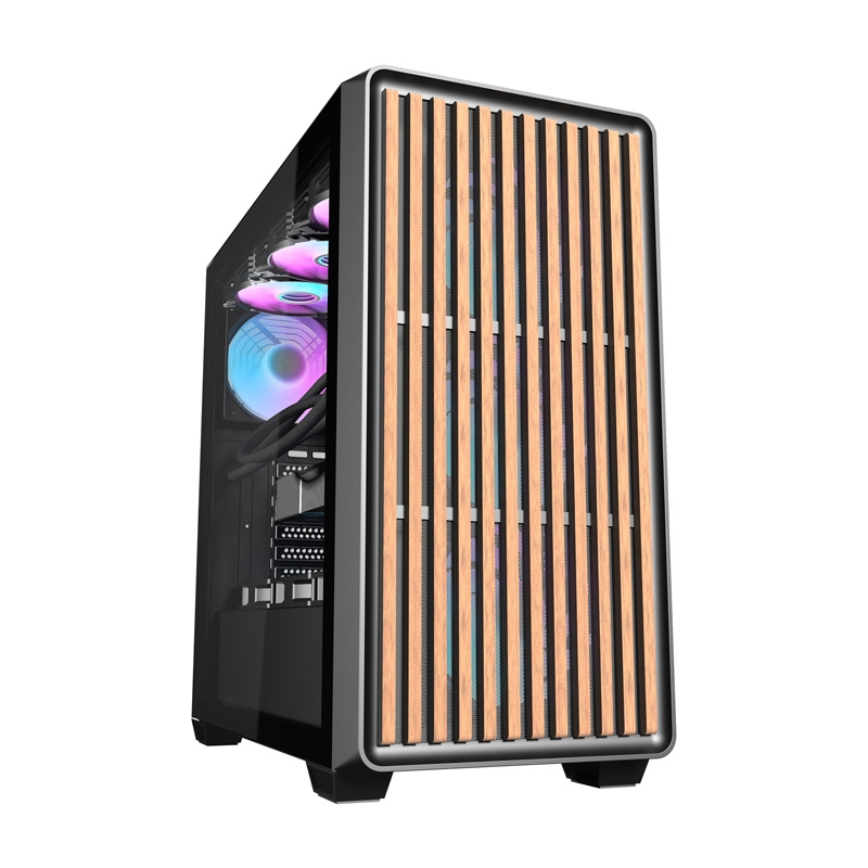 Kuti kompjuteri Darkflash DS900WD, ATX ITX, 4 fansa 120mm, e zezë