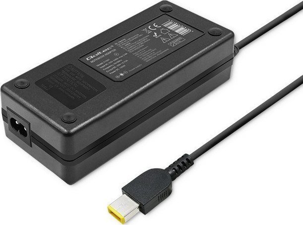 Karikues laptopi Qoltec për Lenovo, 135W 20V 6.75A, i zi