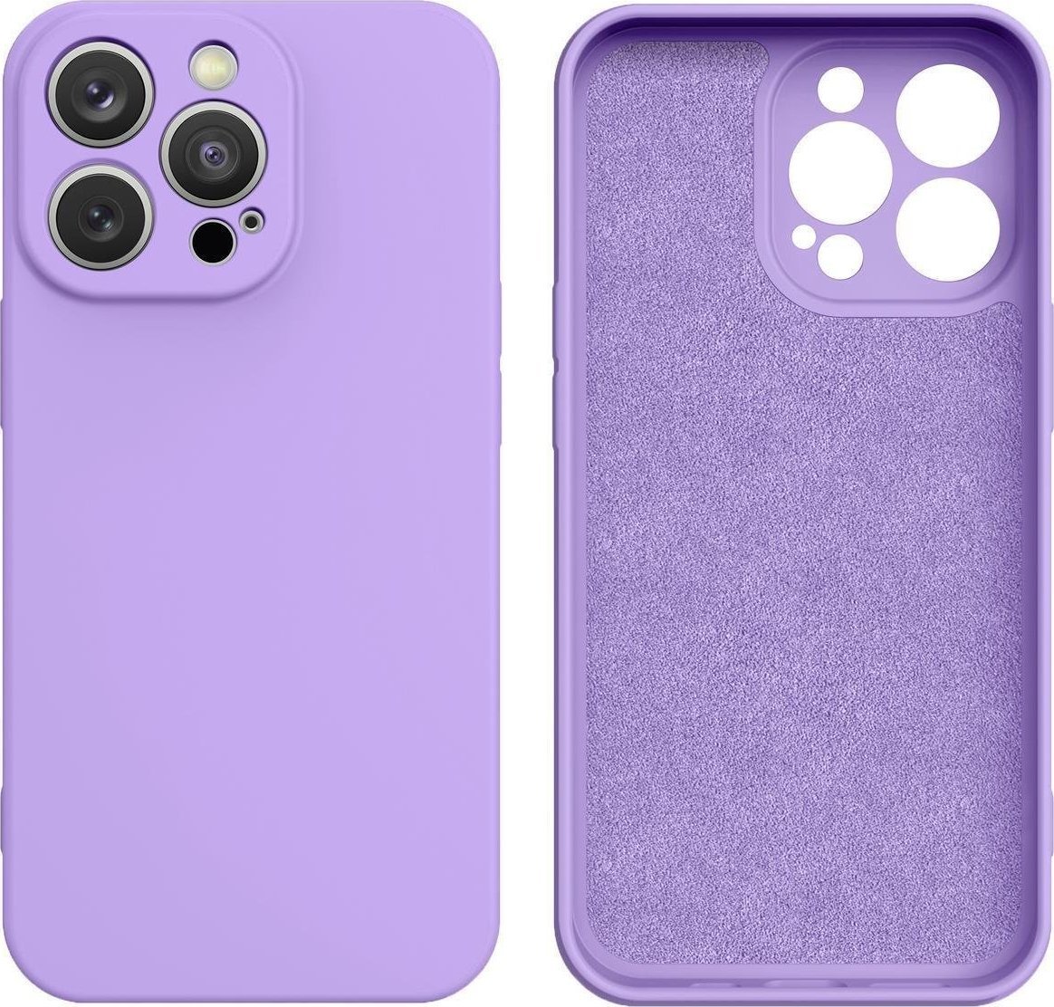 Këllëf silikoni Hurtel për Samsung Galaxy A14 5G, i hollë, ngjyrë vjollcë