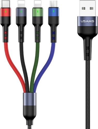 Kabllo Usams, USB-A, USB-C, 3 m, e zezë
