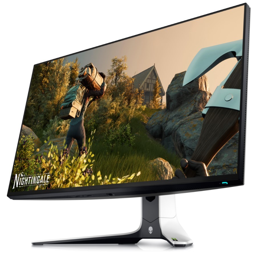 Monitor Dell Alienware AW2723DF, 27", 240Hz, 2560 x 1440, i zi/ bardhë