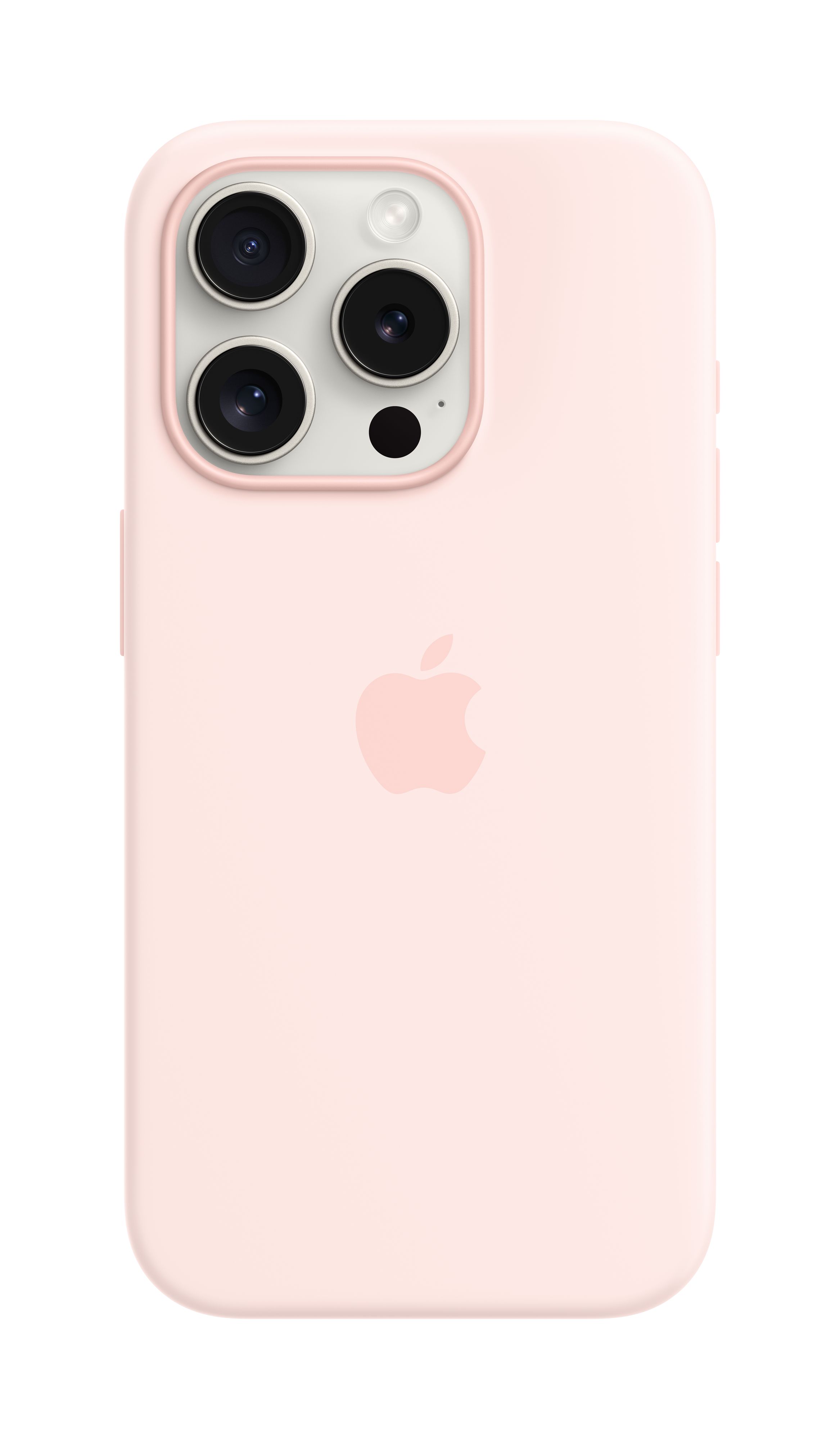 Apple iPhone 15 Pro Silicone Case me MagSafe, Light Pink