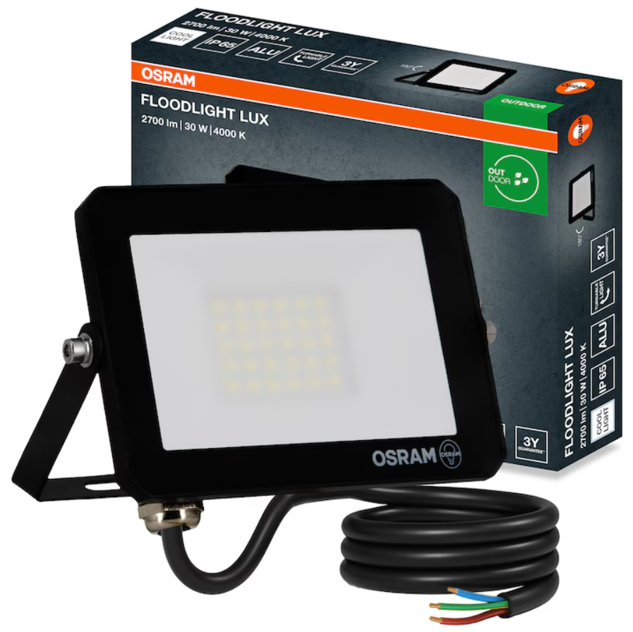Reflektor LED OSRAM FLOODLIGHT LUX 30W 840, IP65, i zi